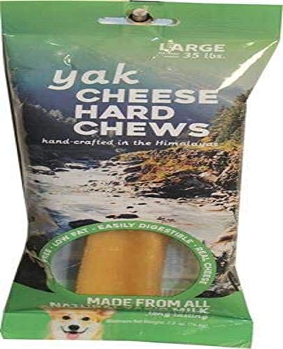 Yak Cheese Hard Chew Dog Dental and Hard Chews - Cheese - Large