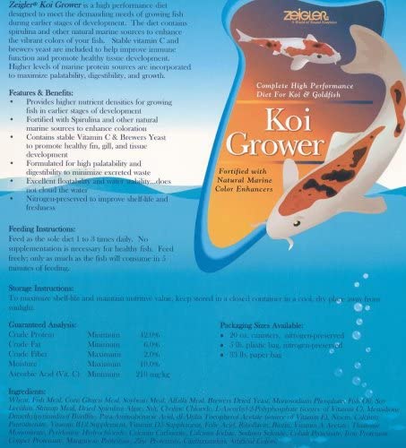 Zeigler discount koi food