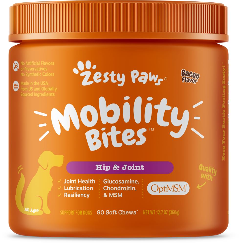 Zesty Paws Mobility Bites Functional Supplement for Hip & Joints for Dogs  