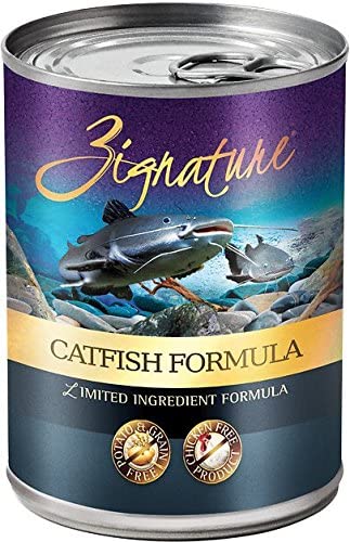 Zignature Catfish Formula Canned Dog Food - 12/13 oz Cans - Case of 1  