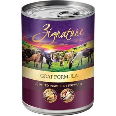 Zignature Goat Formula Canned Dog Food - 12/13 oz Cans - Case of 1  