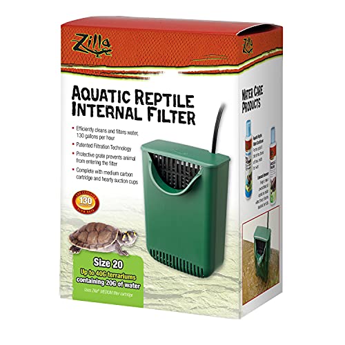 Zilla Aquatic Reptile Internal Filter - Size 20  