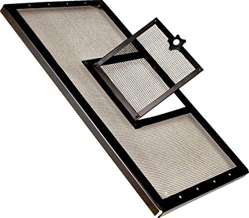 Zilla Fresh Air Screen Cover with Hinged Door - 30" x 12"