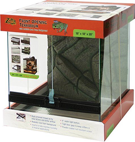 Zilla Front Opening Terrarium - 18" x 18" x 20"  