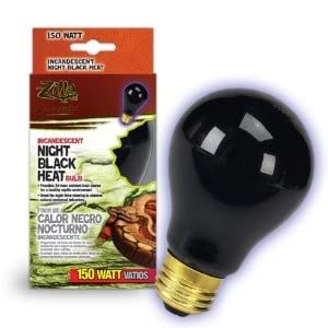 Zilla Incandescent Night Black Heat Bulb - 150 W  