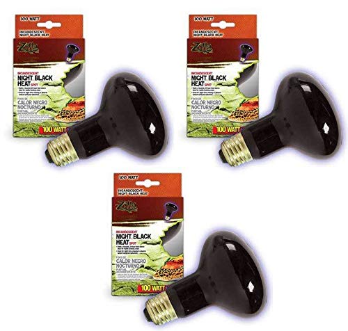 Zilla Incandescent Night Black Heat Spot - 100 W  