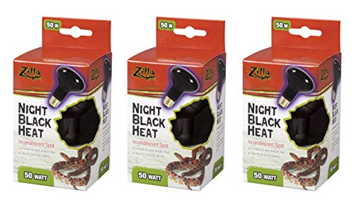 Zilla Incandescent Night Black Heat Spot - 50 W  