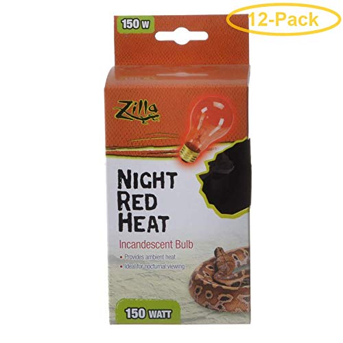 Zilla Incandescent Night Red Heat Bulb - 150 W