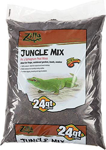 Zilla Jungle Mix Premium Reptile Bedding - 24 qt  