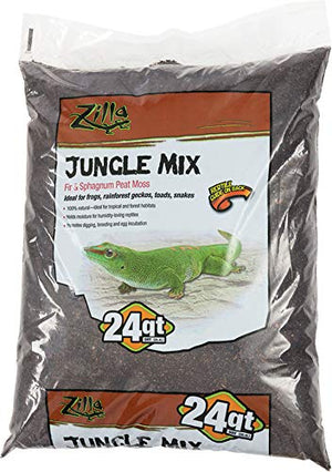 Zilla Jungle Mix Premium Reptile Bedding - 24 qt