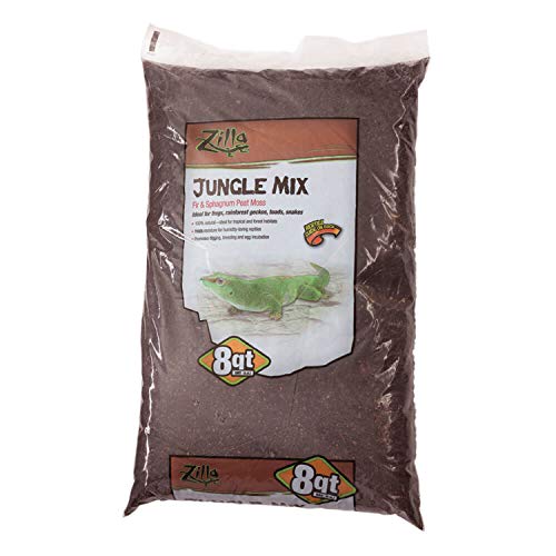 Zilla Jungle Mix Premium Reptile Bedding - 8 qt