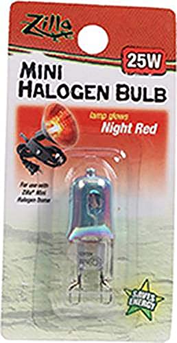 Zilla Mini Halogen Bulb - Night Red - 25 W