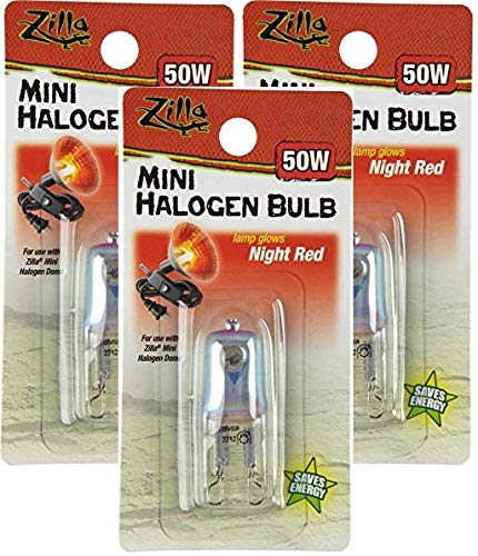 Zilla Mini Halogen Bulb - Night Red - 50 W  