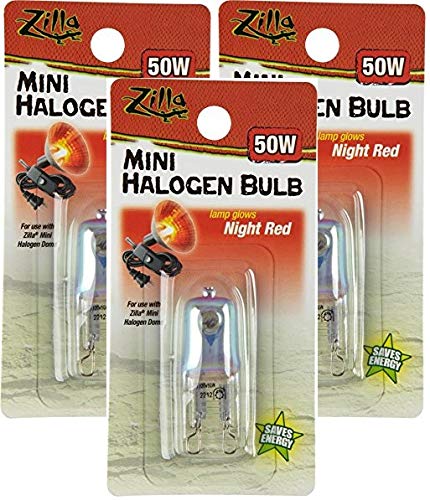 Zilla Mini Halogen Bulb - Night Red - 50 W