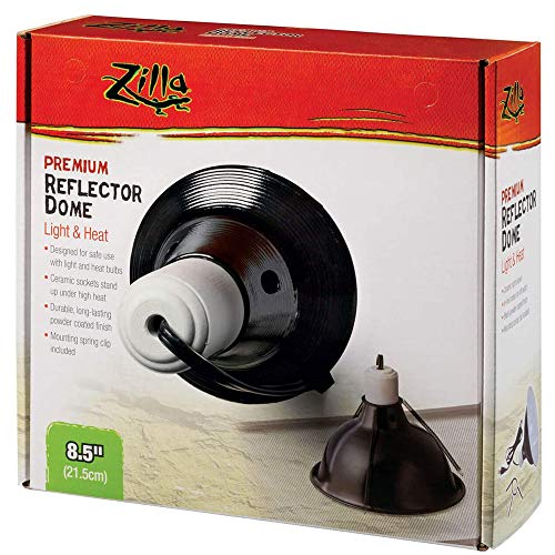 Zilla Premium Reflector Dome - Black - 8.5"