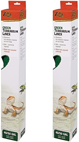 Zilla Terrarium Liner - Green - 40/50 gal  