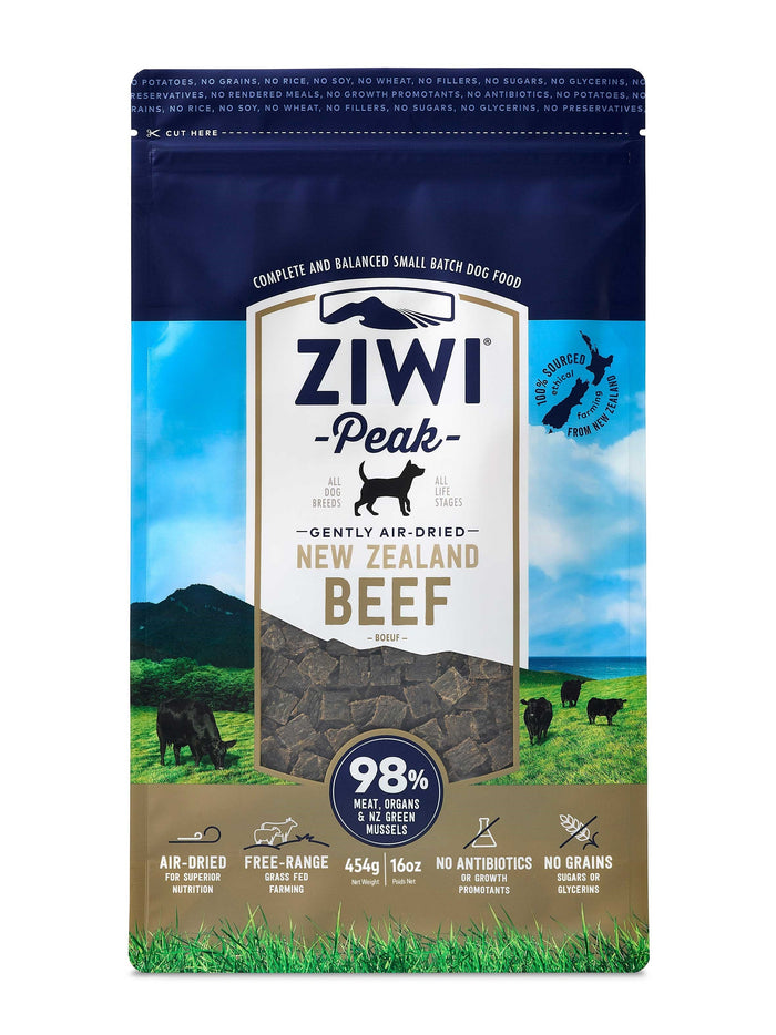 Ziwi Peak Air-Dried Dog Food Beef - 16 Oz