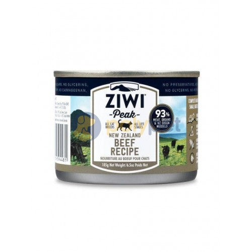 Ziwi Peak Beef Pate Canned Cat Food - 6.5 Oz - Case of 12
