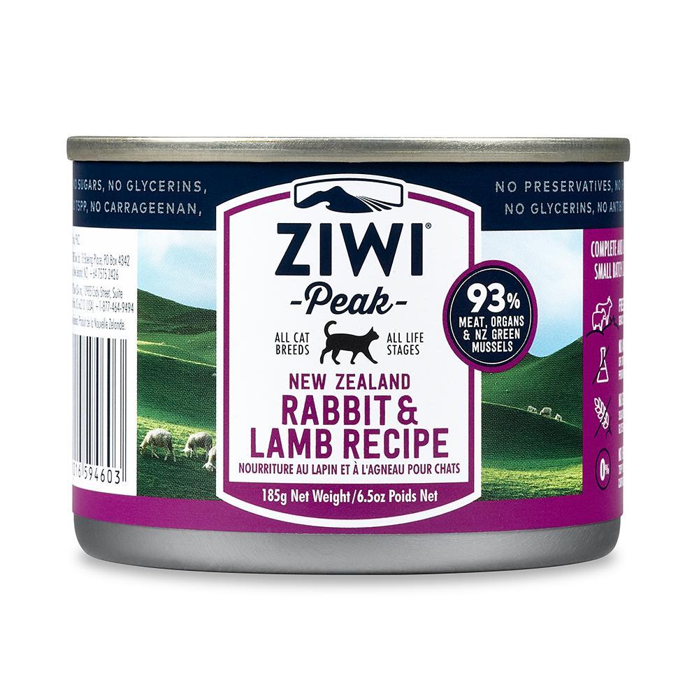 Ziwi Peak Rabbit and Lamb Canned Cat Food - 6.5 Oz - Case of 12  