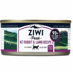 Ziwi Peak Rabbit and Lamb Pate Canned Cat Food - 3 Oz - Case of 24  