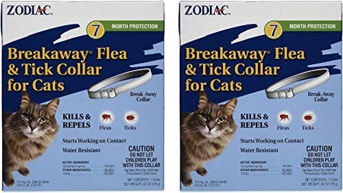 Zodiac Breakaway Flea & Tick Collar for Cats - Adjustable  