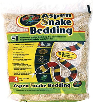 Zoo Med Laboratories Aspen Snake Bedding - 4 Quartz