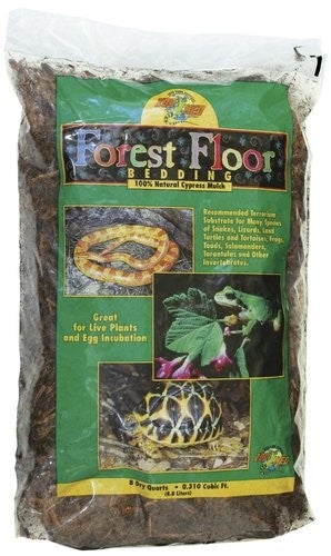 Zoo Med Laboratories Forest Floor™ Natural Cypress Mulch Substrate Bedding - 4 Quartz