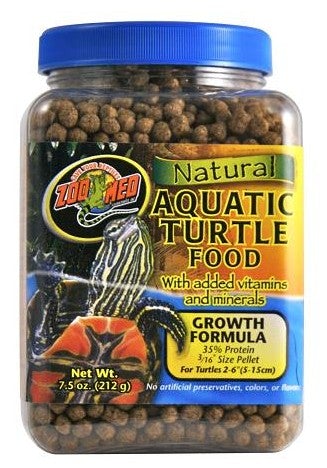 Zoo Med Laboratories Growth Formula Natural Aquatic Turtle Food - 1.85 Oz