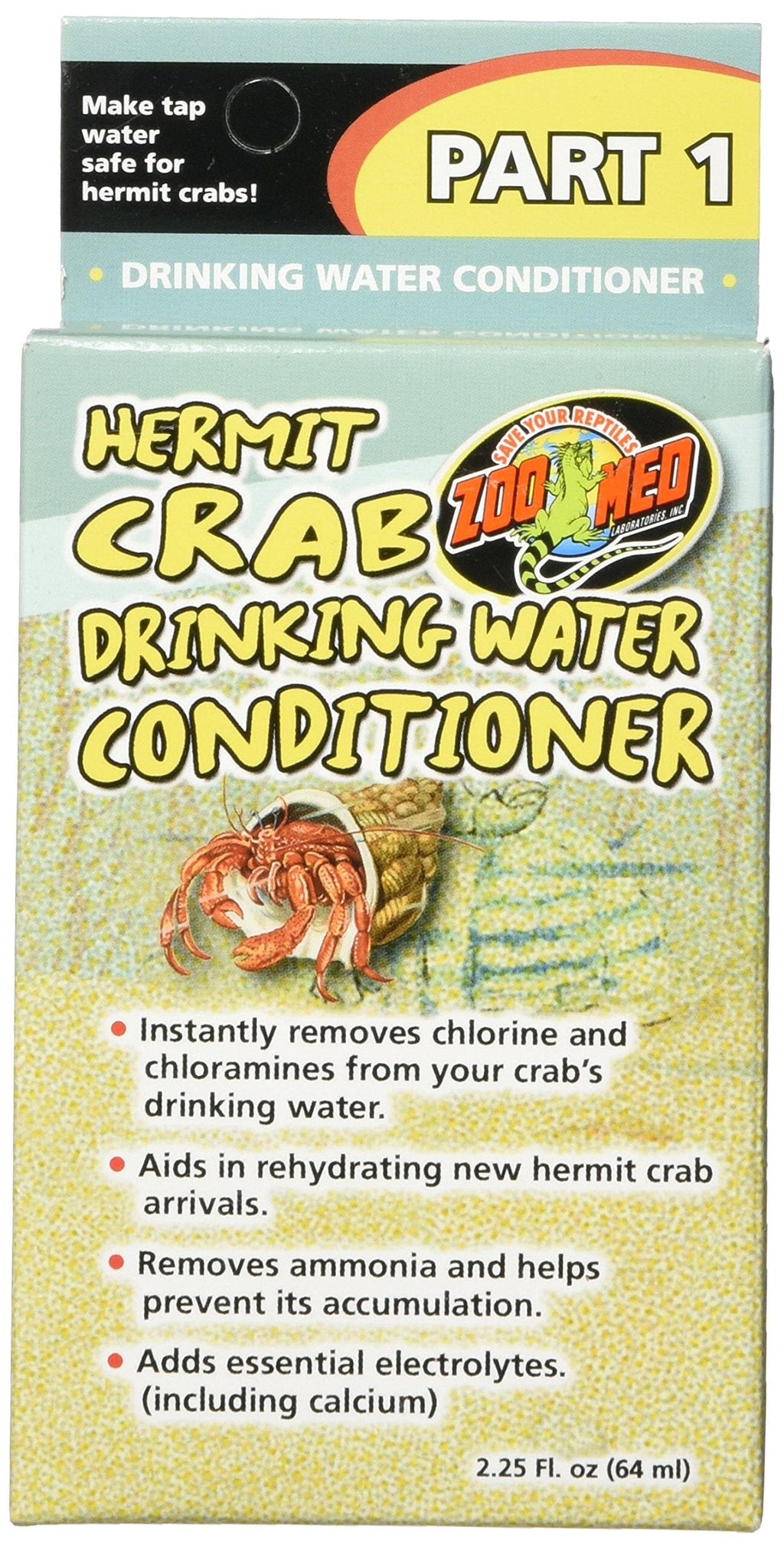 Zoo Med Laboratories Hermit Crab Drinking Water Conditioner - 2 Oz  
