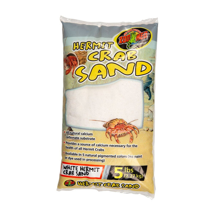 Zoo Med Laboratories Hermit Crab Sand White Color - 5 Lbs