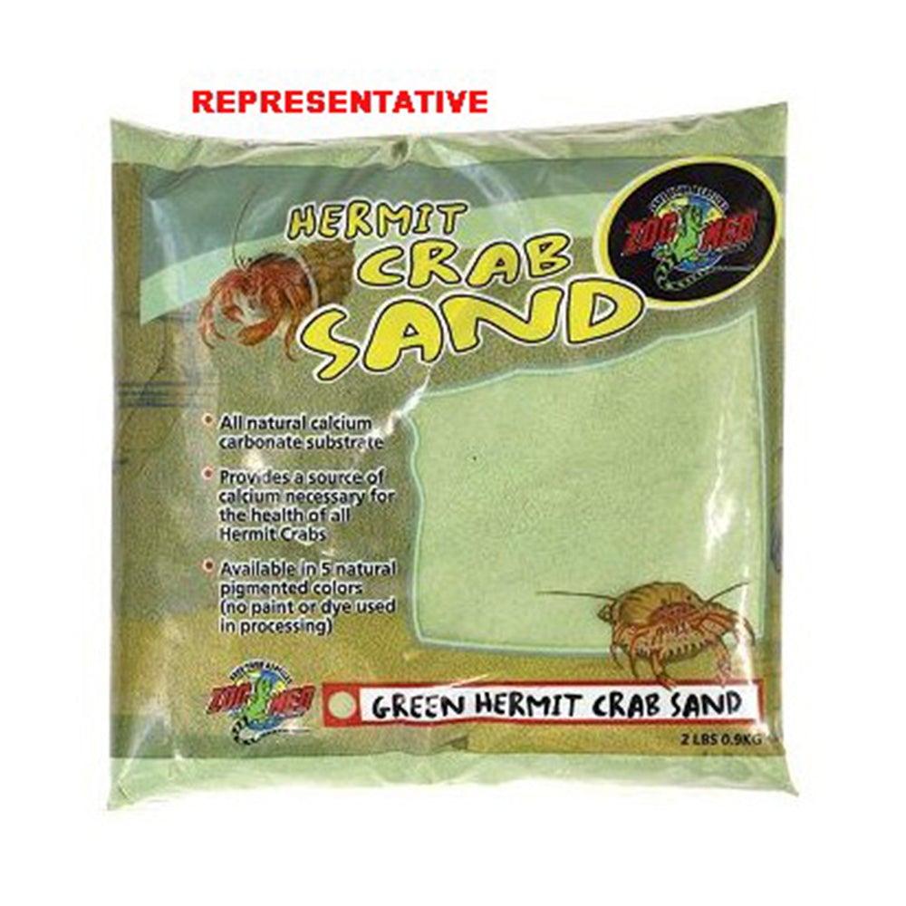 Zoo Med Laboratories Hermit Crab Sand Yellow Color - 2 Lbs  