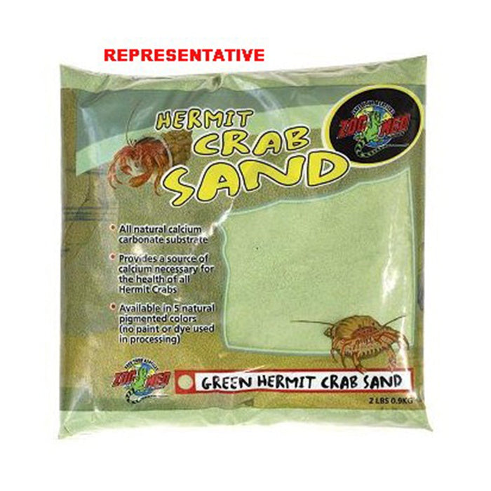 Zoo Med Laboratories Hermit Crab Sand Yellow Color - 2 Lbs
