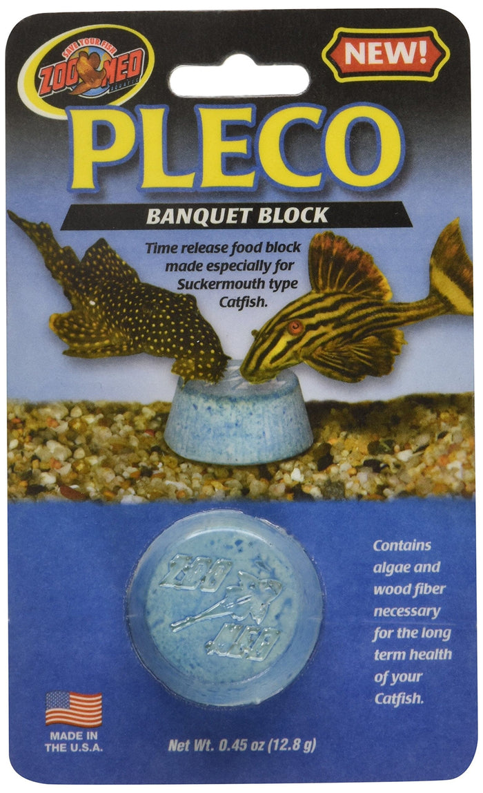 Zoo Med Laboratories Pleco Banquet® Block for Reptiles - 0.45 Oz