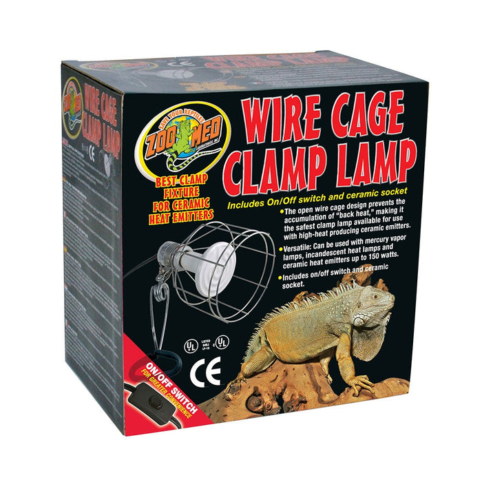 Zoo Med Laboratories Repti Wire Cage Clamp Lamp