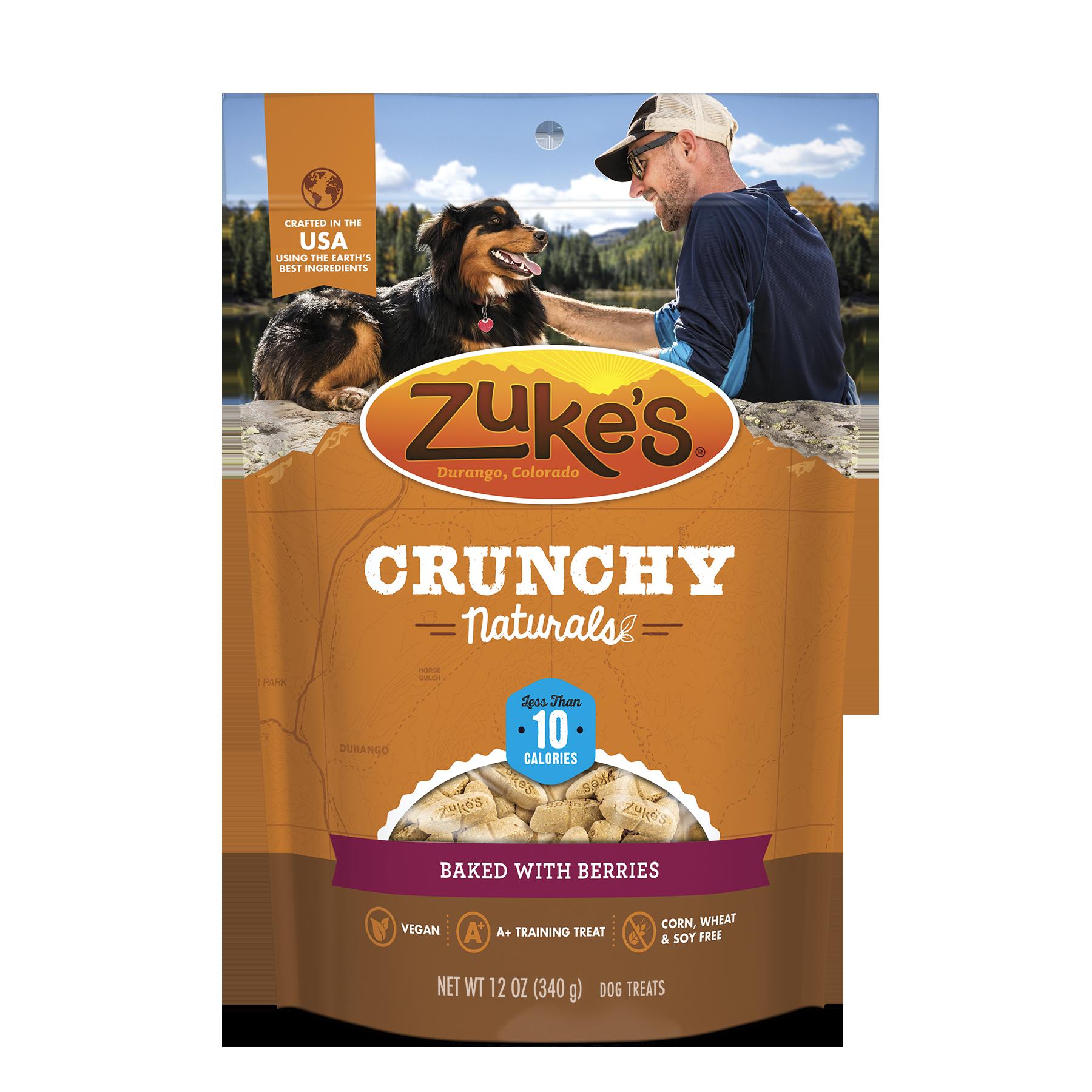 Zuke's 10s Baked with Berries Crunchy Dog Treats - 12 oz Bag  