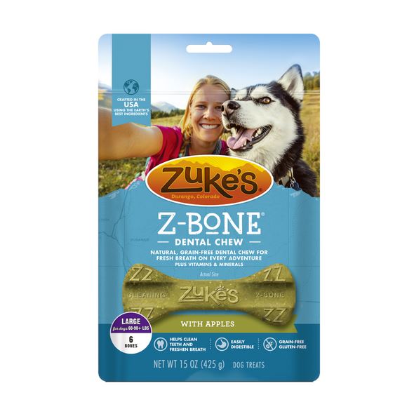 Zuke's Apple - Mini Dog Dental Chews - 8.25 oz Bag