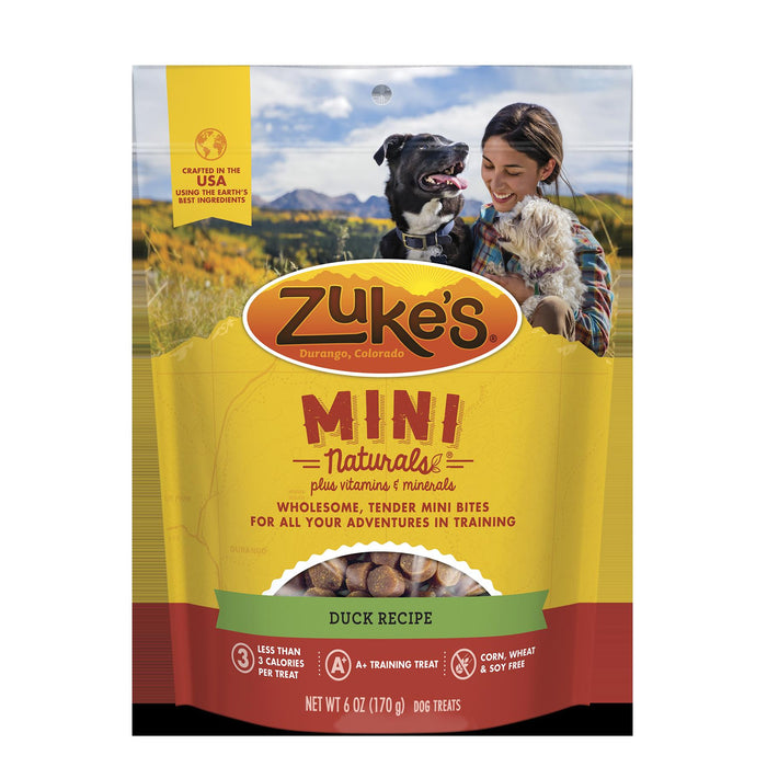 Zuke's Mini Naturals Duck Soft and Chewy Dog Treats - 6 oz Bag