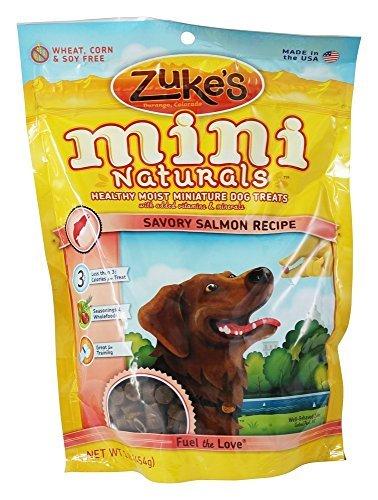 Zuke's Mini Naturals Salmon Soft and Chewy Dog Treats - 1 lb Bag  