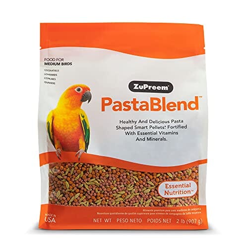 Zupreem Pastablend Medium Cockatiel Bird Food - 2 Lbs  