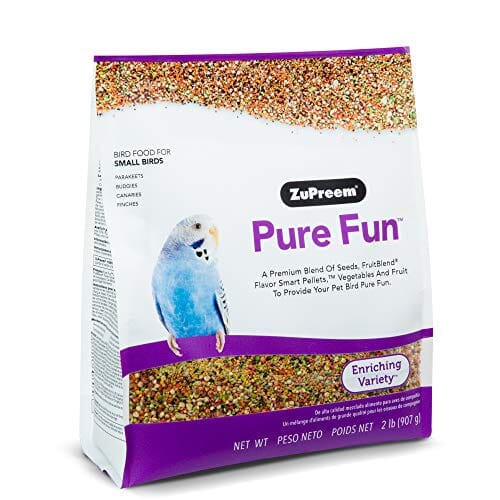 Zupreem Pure Fun Small Bird Food Canary & Finch Bird Food - 2 Lbs  