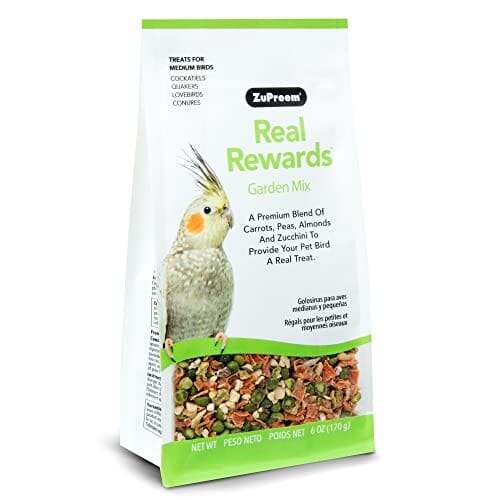 Zupreem Real Rewards Garden Mix Medium Bird Treats - 6 Oz  