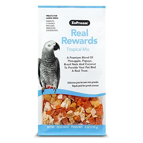 Zupreem Real Rewards Tropical Mix Large Bird Treats - 6 Oz  