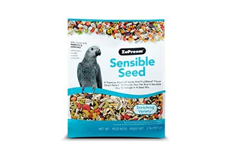 Zupreem Sensible Seed Parrots & Conure Food Parrot Bird Food - 2 Lbs  