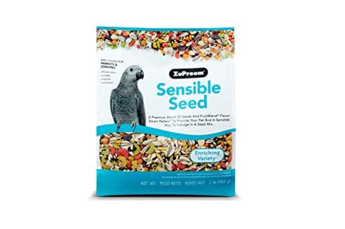 Zupreem Sensible Seed Parrots & Conure Food Parrot Bird Food - 2 Lbs